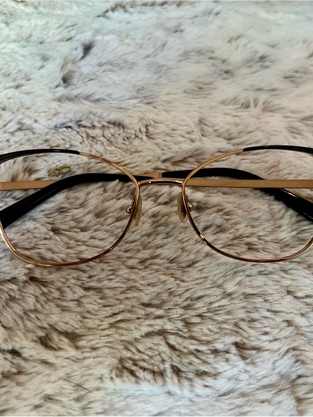 Women's Tiffany and Co gold metal and black cat eye frames - Picture 14 of 15